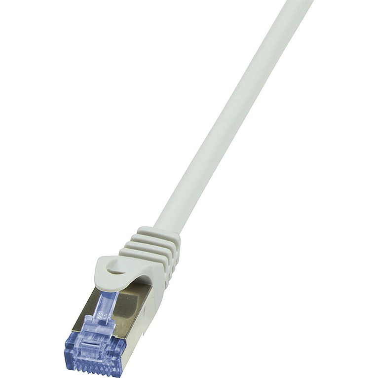 Cablu S/FTP PrimeLine Patchcord Cat 6 PIMF 0.25 m Alb