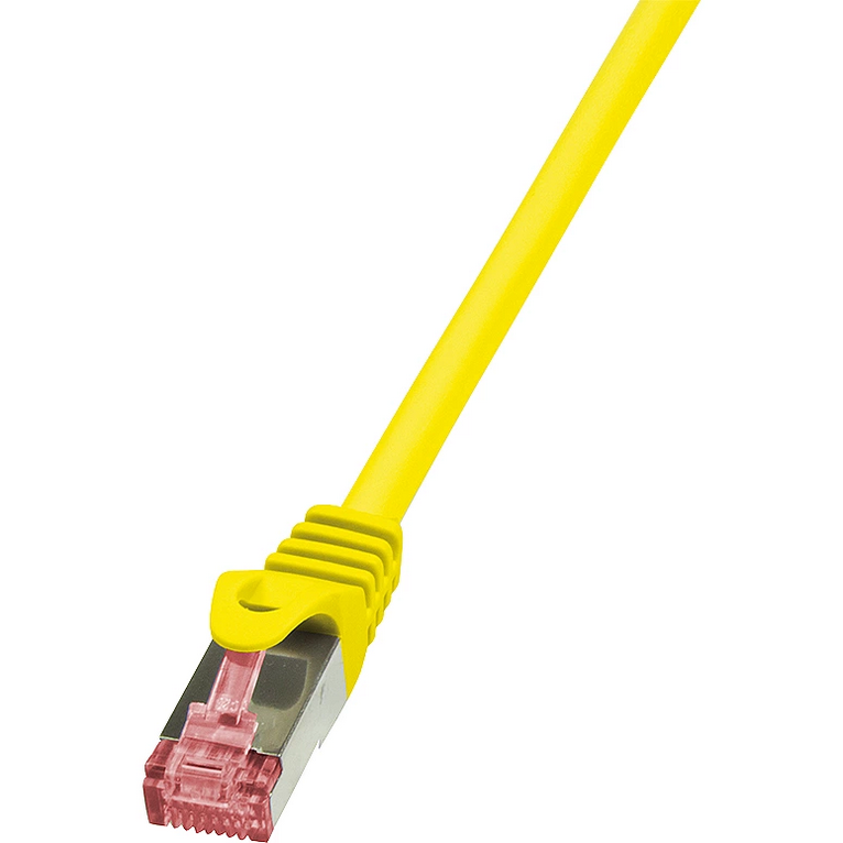 Cablu S/FTP PrimeLine Patchcord Cat 6 PIMF 0.25 m Galben