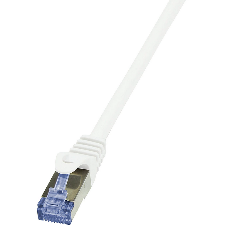 Cablu S/FTP PrimeLine Patchcord Cat 6A 10G PIMF 1.5 m Alb