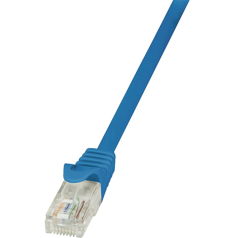 Cablu U/UTP EconLine Patchcord Cat 6 1m Albastru