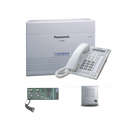 Pachet Centrala telefonica analogica KX-TES824CE + Telefon KX-AT7730 + Aadaptor interfon KX-TE82460X + Interfon KX-T7765X Panasonic Alb