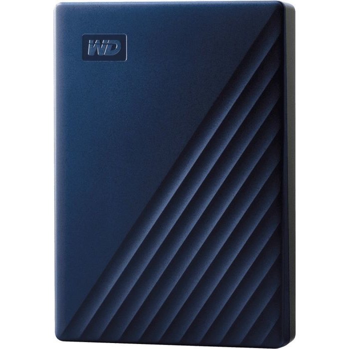 HDD extern WD My Passport for Mac 5TB, 2.5, USB 3.2 Gen1 Type-C, Albastru - imagine 2