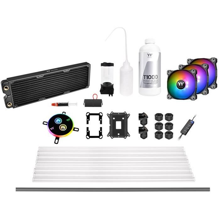 Kit Cooler procesor cu lichid Pacific C360 DDC Hard Tube ARGB