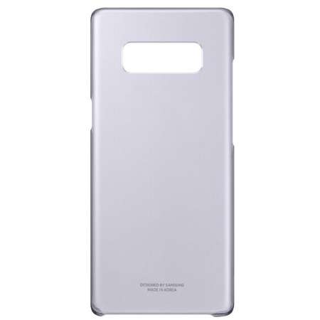 Husa Samsung pentru Galaxy Note 8 N950 Clear Cover Orchid Gray