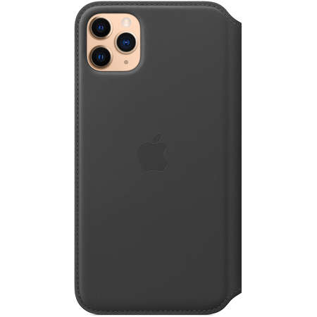 Husa Apple iPhone 11 Pro Max Leather Folio Black
