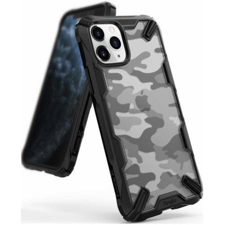 Resigilat Fusion X Negru Transparent pentru Apple iPhone 11 Pro