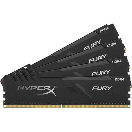 Memorie Kingston HyperX Fury Black 64GB (4x16GB) DDR4 2666MHz CL16 Quad channel Kit