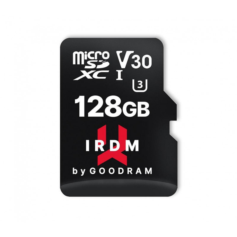 Card IRDM Micro SDXC 128GB V30 UHS-I + Adaptor SD