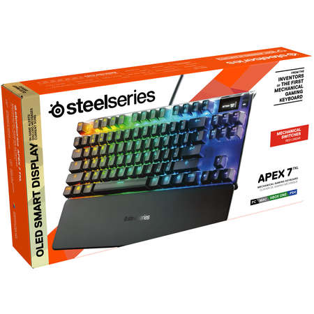 Tastatura SteelSeries Apex 7 TKL Red Switch Black