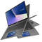 Laptop ASUS ZenBook Flip 15 UX562FDX-A1005R 15.6 inch UHD Intel Core i7-8565U 16GB DDR4 512GB SSD nVidia GeForce GTX 1050 2GB Windows 10 Pro Gun Grey