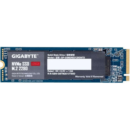 SSD Gigabyte M2 PCIe NVMe SSD 128GB