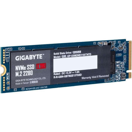 SSD Gigabyte M2 PCIe NVMe SSD 1TB