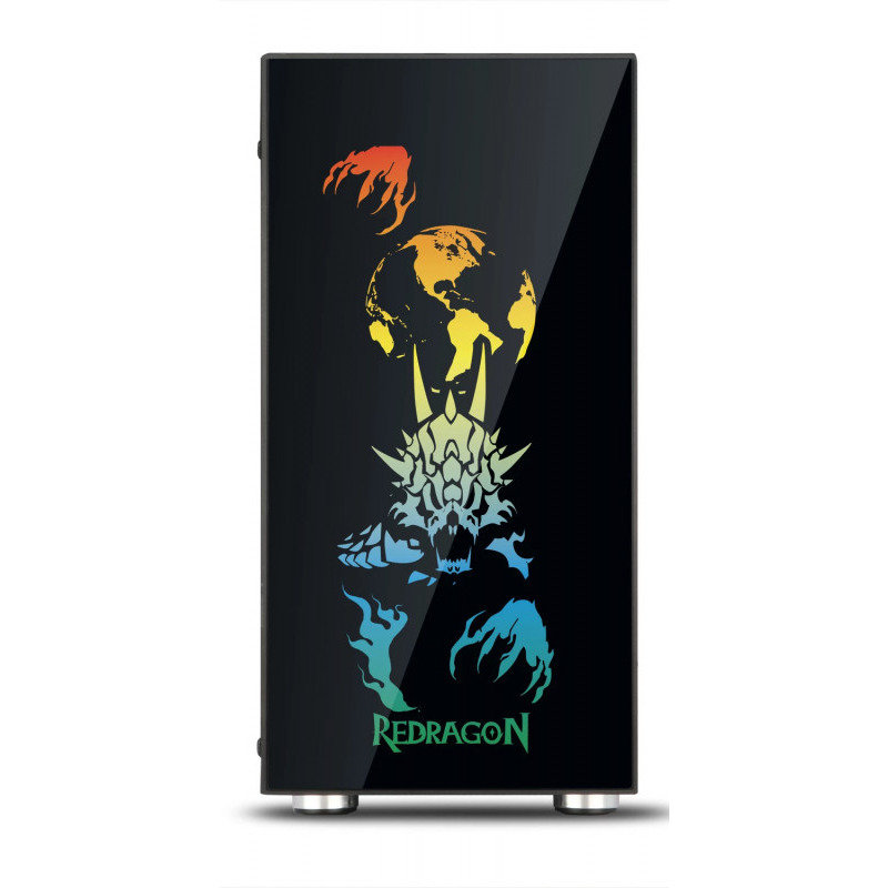 Carcasa Redragon SteelJaw Black — imaginea 2