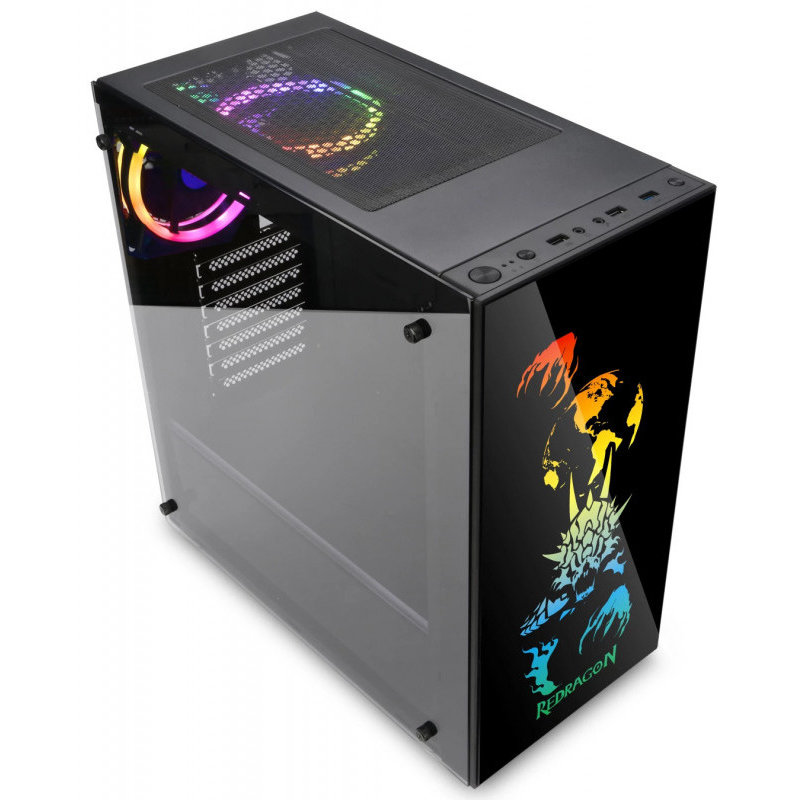Carcasa Redragon SteelJaw Black — imaginea 5