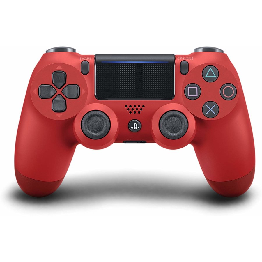 Gamepad Dualshock 4 V2 PS4 Touch Pad Bluetooth Wireless Magma Red thumbnail