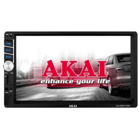 Player auto multimedia Akai CA-2DIN7135S 7inch Black