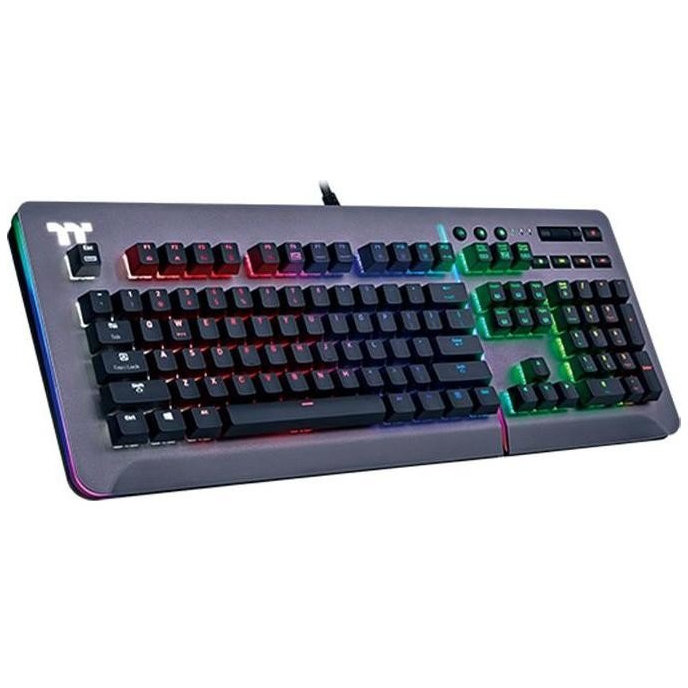 Tastatura Gaming Mecanica Thermaltake Tt eSPORTS Level 20 RGB Titanium Cherry MX Speed Silver — imaginea 3