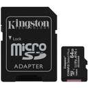 Card de memorie Kingston Canvas Select Plus 100R A1 64GB SDXC Clasa 10 + Adaptor SD