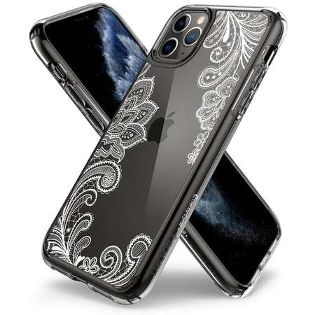 Husa Spigen Ciel Cecile White Mandala pentru Apple iPhone 11 Pro Max