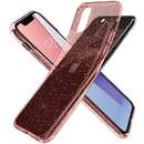 Husa Spigen Liquid Crystal Glitter Rose Quartz pentru Apple iPhone 11 Pro Max