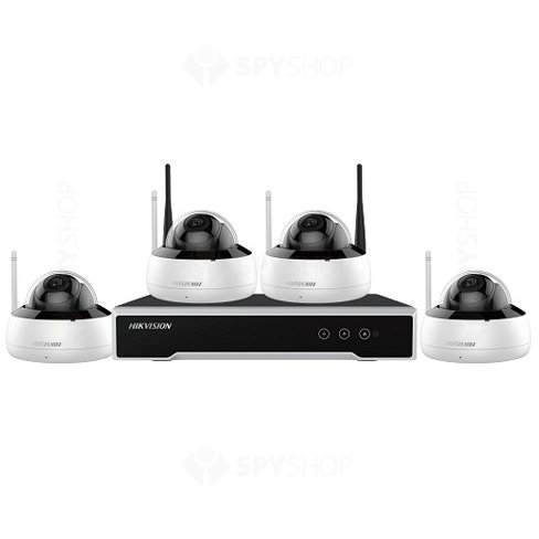 Kit de supraveghere 4 Camere Dome+1 NVR+1 HDD Wifi 4mp