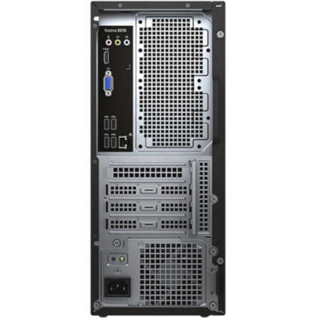 Sistem desktop Dell Vostro 3670 MT Intel Core i3-9100 8GB DDR4 1TB HDD Linux Black