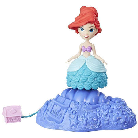 Mini Figurina Hasbro Disney Princess Ariel cu Suport Rotativ