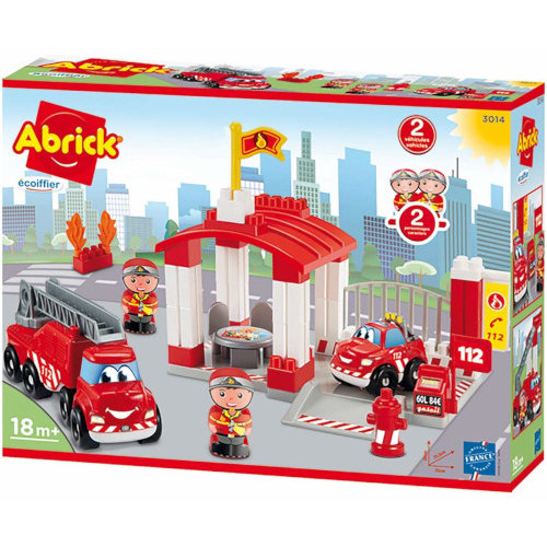 Set de constructie Abrick Statie de Pompieri