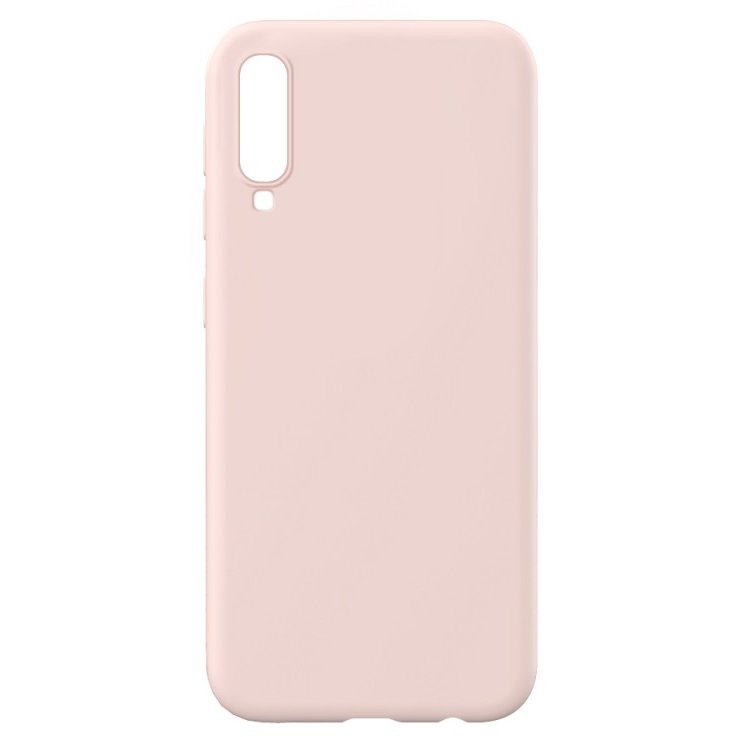 Husa Lemontti Silicon Soft Slim Pink Sand pentru Samsung Galaxy A70