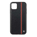 Husa Meleovo Carbon pentru iPhone 11 Pro Black Red