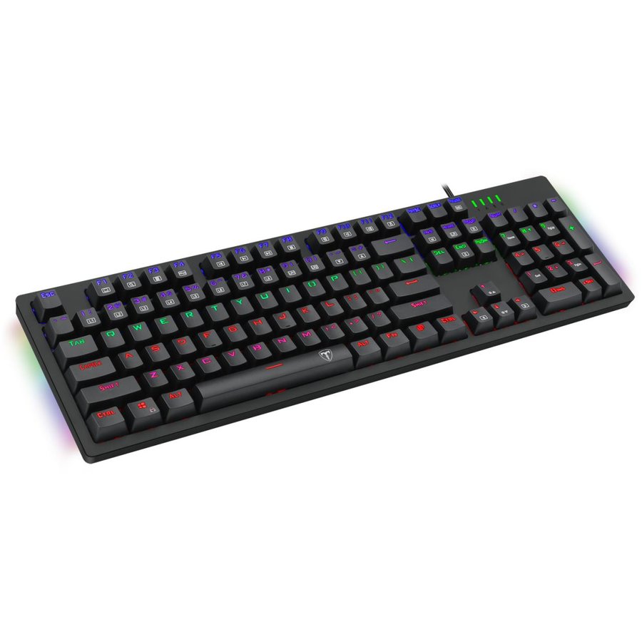 Tastatura Gaming T-Dagger Bermuda Mecanica Iluminare Ice-Blue — imaginea 3