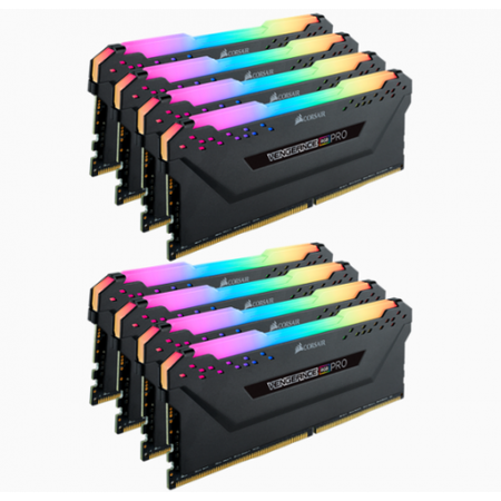 Memorie Corsair Vengeance RGB PRO 64GB (8x8GB) DDR4 3600MHz CL16 Black Octa Channel Kit