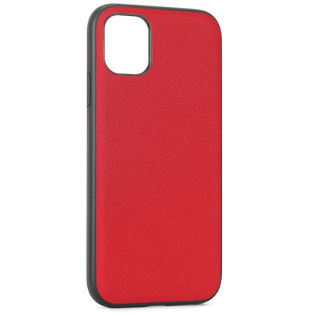 Husa Meleovo Saffiano Magnetic Rosu pentru Apple iPhone 11 Pro