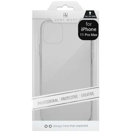 Husa Just Must Pure Clear pentru Apple iPhone 11 Pro Max