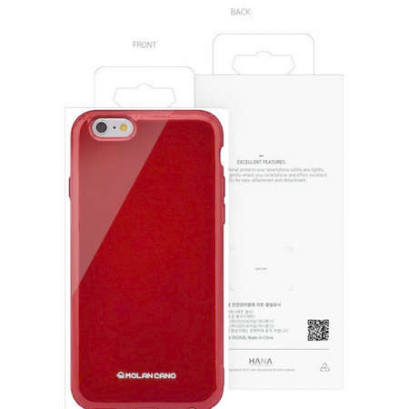 Husa Protectie Spate Hana Molan Pearl pentru Apple Iphone 11 Rosu