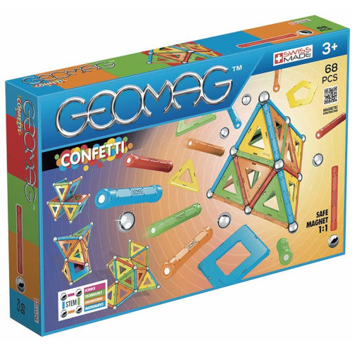 Set de constructie Magnetic Confetti 68