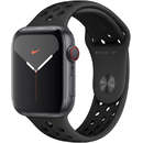 Watch Nike Series 5 GPS Cellular 44mm Space Grey Aluminium Case Nike Sport Band S/M & M/L Anthracite Black