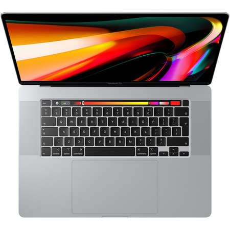 Laptop Apple MacBook Pro 16 inch Touch Bar Intel Core i7 2.6GHz 16GB DDR4 512GB SSD AMD Radeon Pro 5300M 4GB Silver INT keyboard