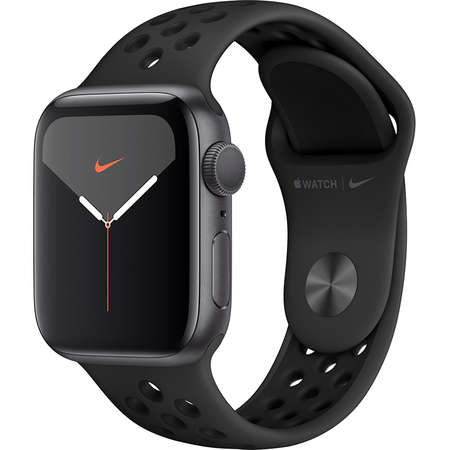 Smartwatch Apple Watch Nike Series 5 GPS 44mm Space Grey Aluminium Case Anthracite Black Nike Sport Band S/M & M/L