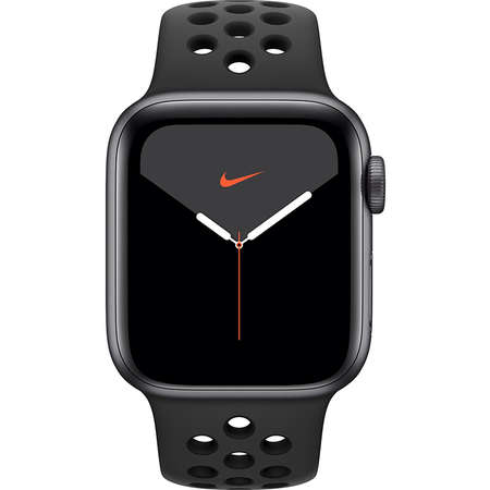 Smartwatch Apple Watch Nike Series 5 GPS 44mm Space Grey Aluminium Case Anthracite Black Nike Sport Band S/M & M/L