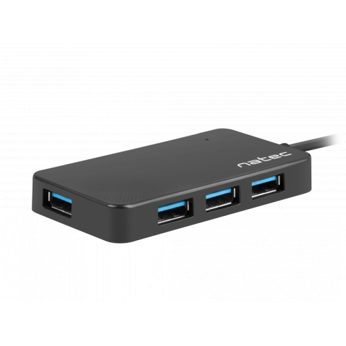 Hub USB Genesis Moth 4x USB 3.2 gen 1 Black