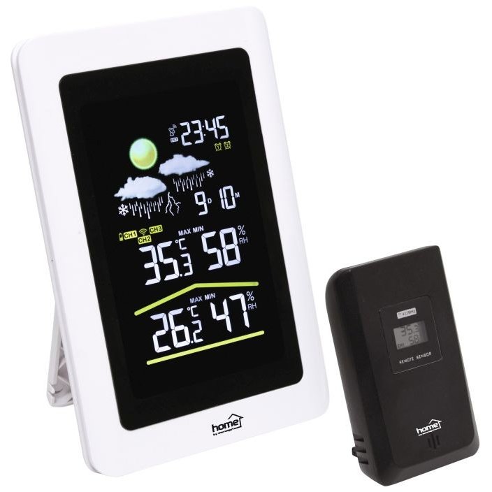 Statie meteo lcd, emitator extern, afisaj ceas, alarma, raza actiune 60 m