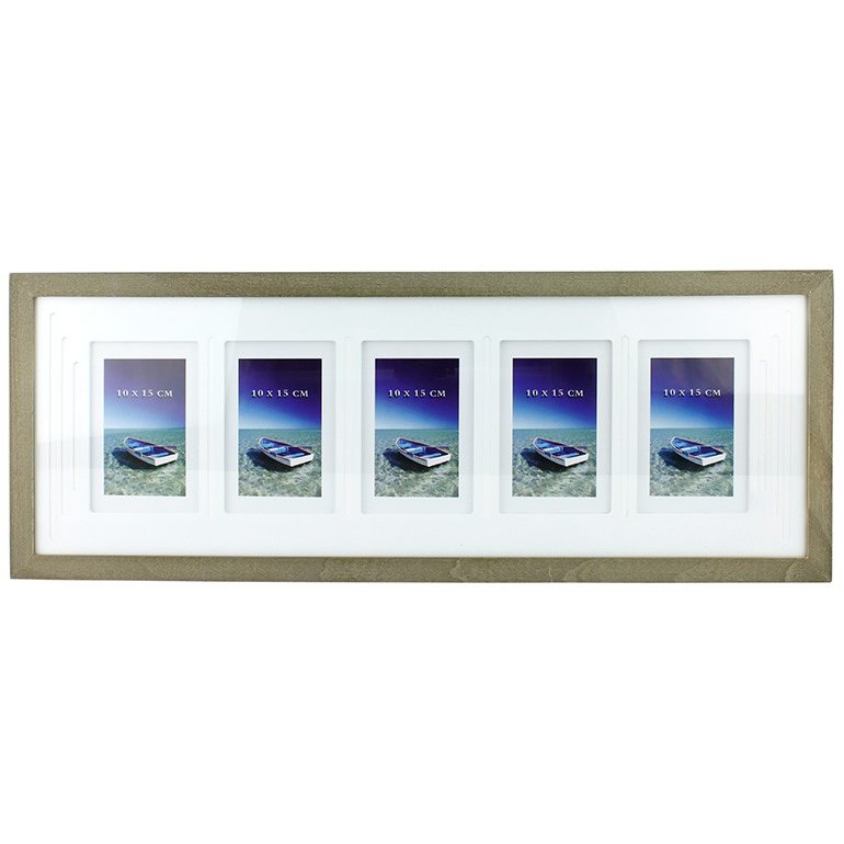 Rama multipla 10x15 cm Gri