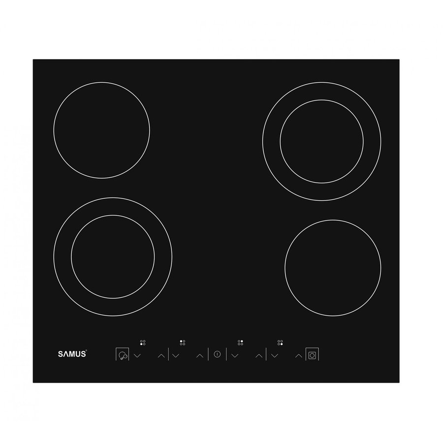 Plita Vitroceramica PSVM-64BG5 60cm 4 arzatoare Negru