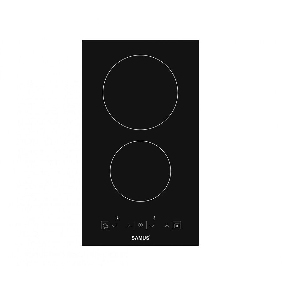 Plita Vitroceramica PSVM-32BG3 30cm 2 arzatoare Negru