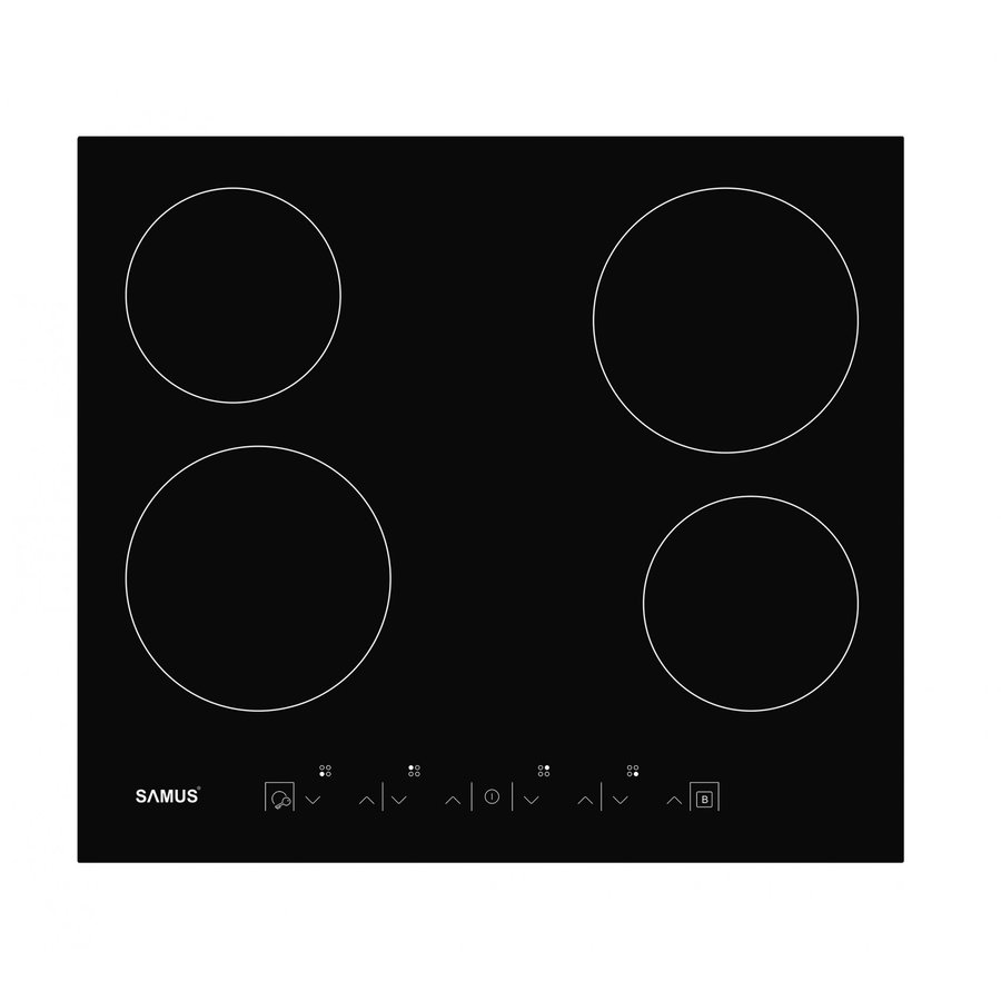Plita Vitroceramica PSVM-64BG3 60cm 4 arzatoare Negru