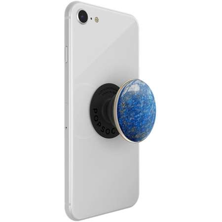 Suport universal Popsockets PopGrip Luxe Stand Adeziv Genuine Lapis