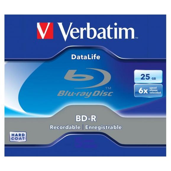 Mediu Optic BD-R SL Datalife 25GB 6X Jewel Case No ID