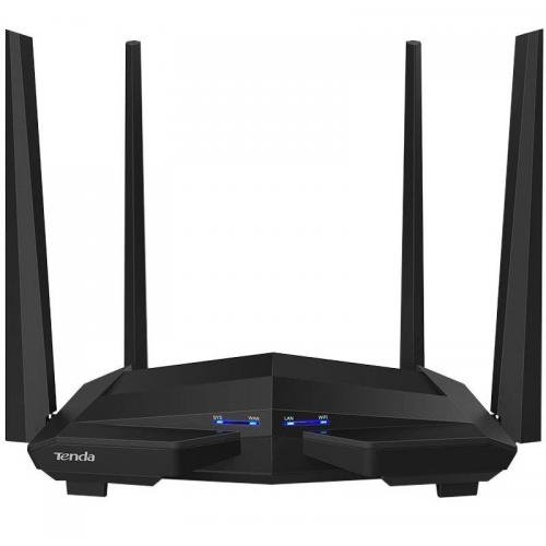 Router wireless AC10 3x LAN 1 x WAN AC1200 Dual-Band 300 + 867Mbps Negru