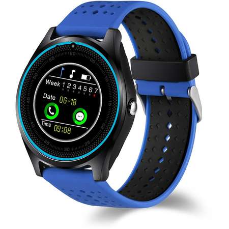 Smartwatch Sovogue WiFi Bluetooth Autonomie pana la 1000 ore Blue